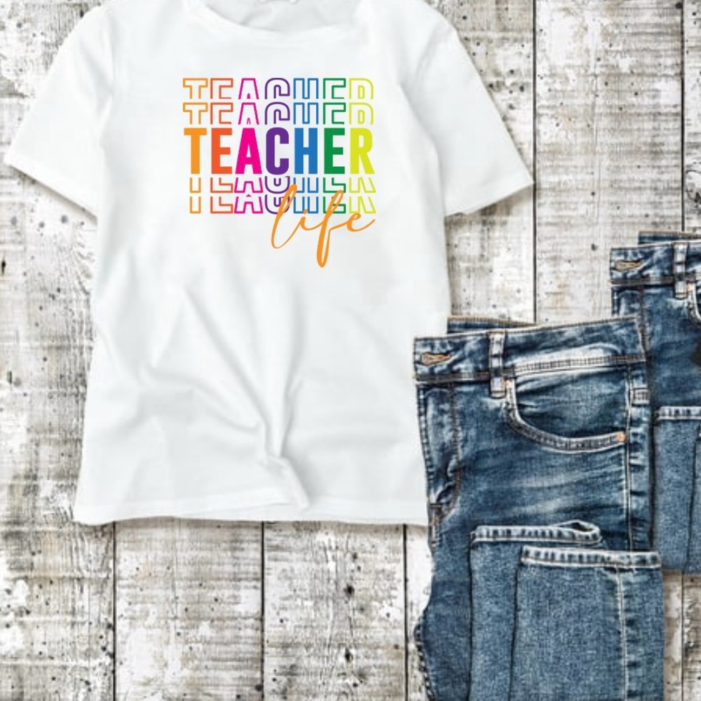 Colorful Teacher T-Shirt